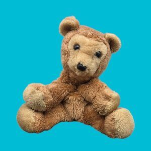 1976 Dakin Bean Bags Baby Bearfoot Nutshell Fill Soft Vintage Plush Collectible